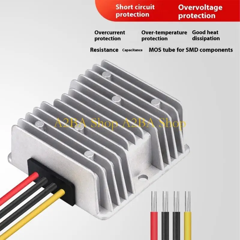 

A2BA Durability DC12V-24V 5A Step Up Converter Ruggeds Construction IP67 Rating For LED Lights Surveillances Systems