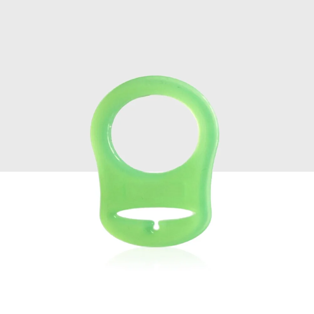 

1 шт., простой практичный силиконовый держатель для соски-кольца для пустышки, зажимы для пустышки, детский силиконовый адаптер