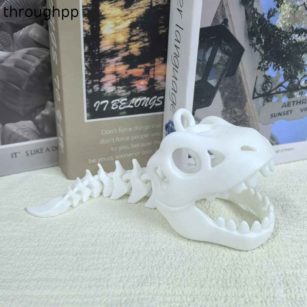 3D-Printed Dinosaur Bone Themed Distinctive Visual Styling Practical Mini Figurine Holder New Arrival