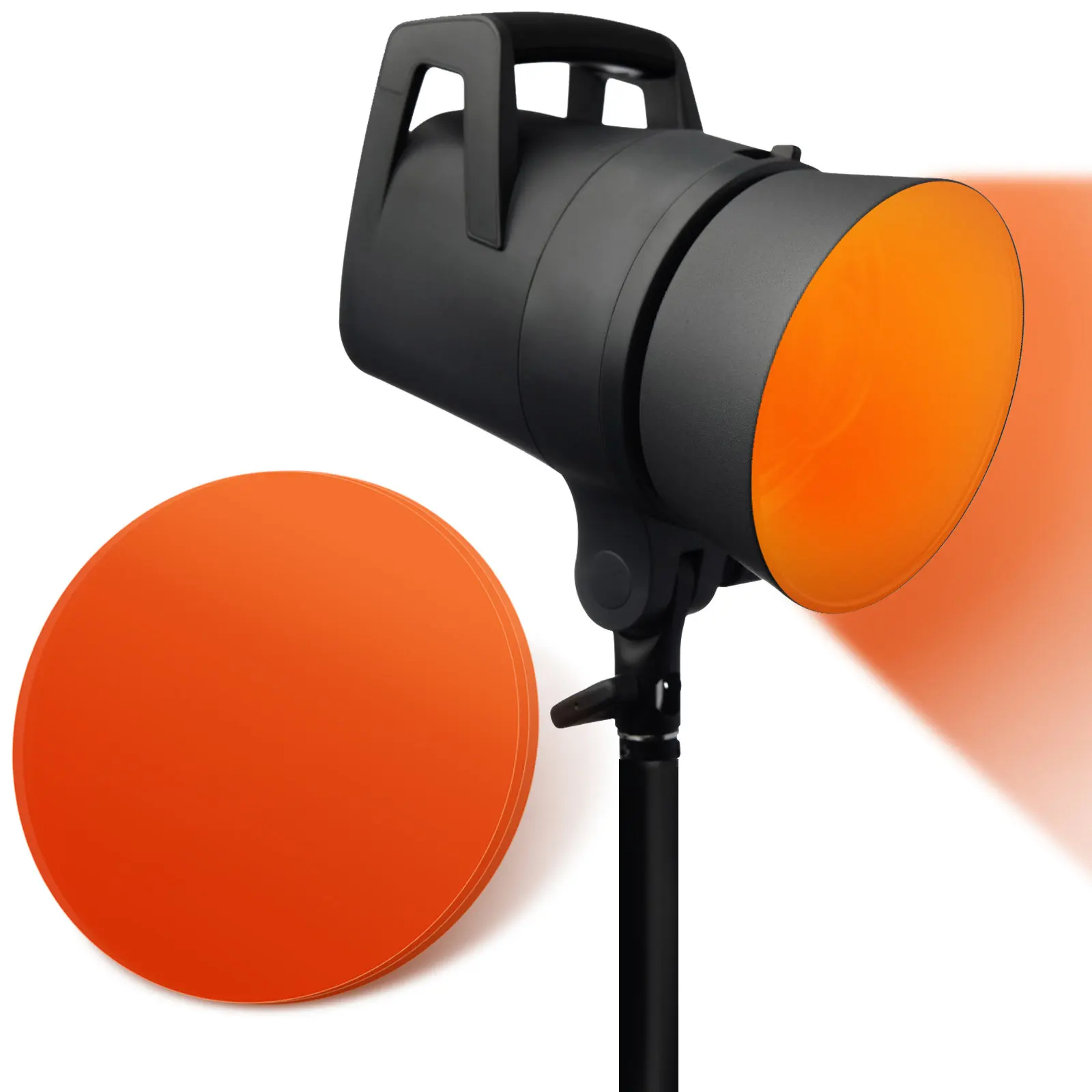 

20Pcs Light Diffuser Film Warm Color Color-Changing Light Filters Discs For Spotlights & Strobes Dj Lighting Color Filters