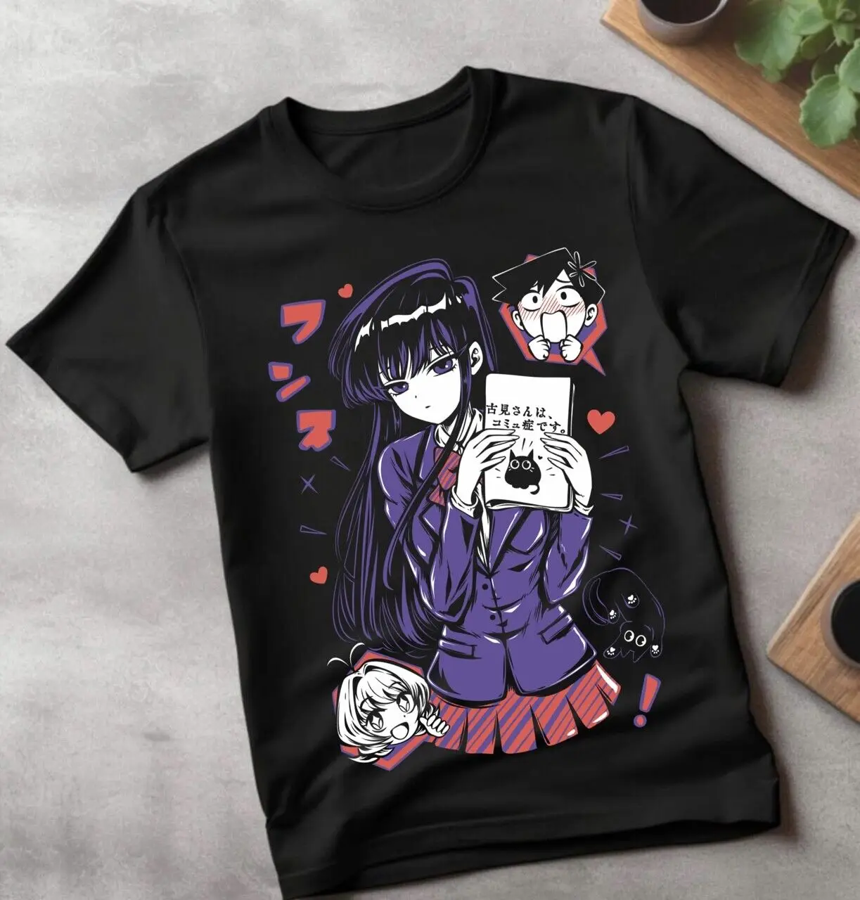 Komi Can't Communicate T-Shirt,Shouko Komi,Anime,new Graphic Tee,gift for girls