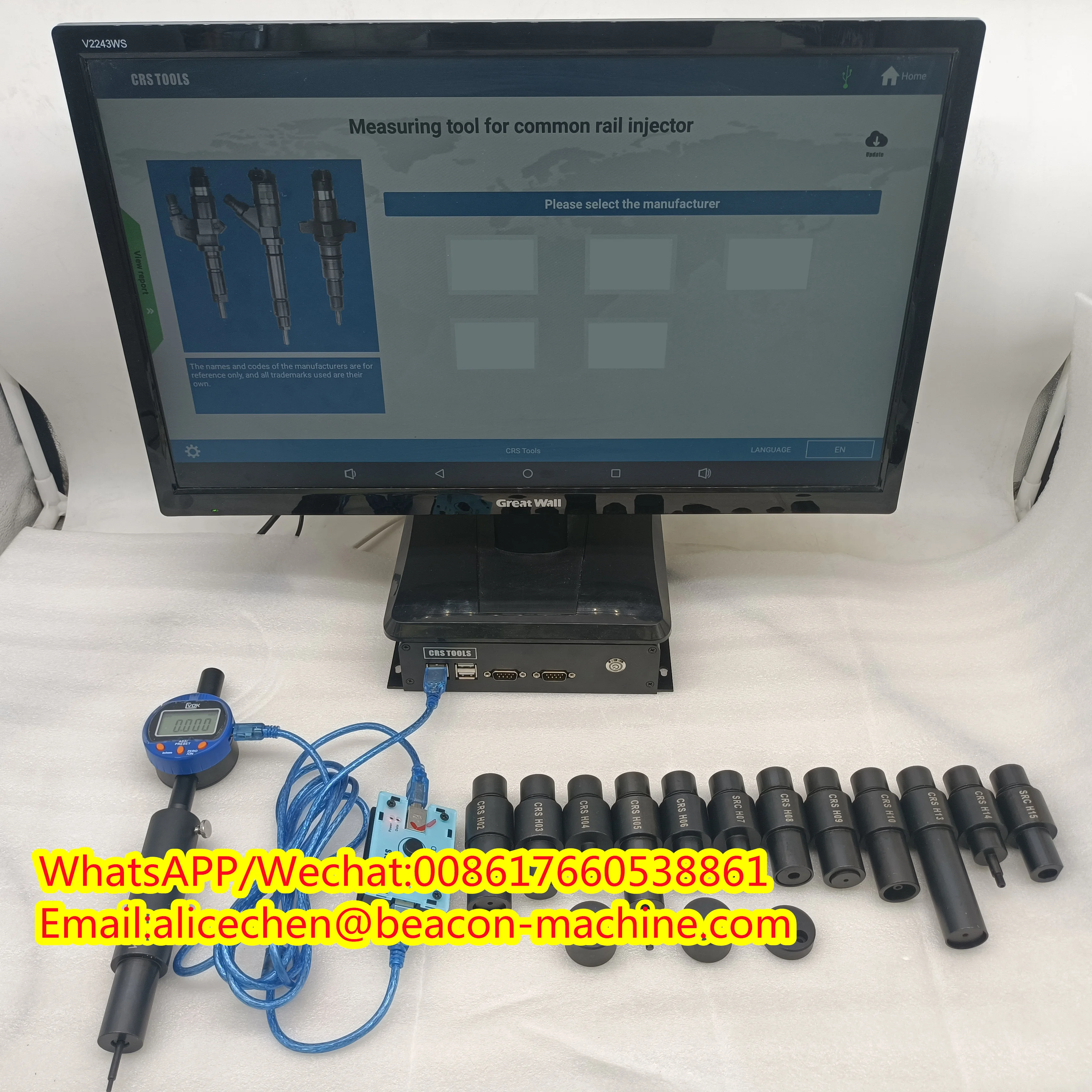 

2025/Beacon Machine CRM3000 Common Rail Stroke Tools Stage 3 и сканер