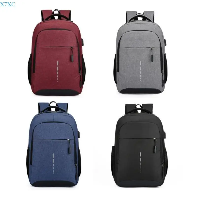 X7XC Travel Backpack Splashproof Business Daybag for Laptop Notebook Work College Pack Men Women Leisure Causal Daily Bag