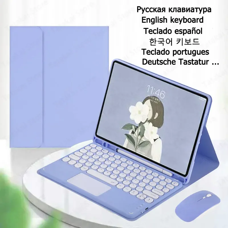 

Keyboard Case with Pen Holder for Samsung Galaxy Tab A9+ A9 Plus 11 inch Cover Touchpad Keyboard for Galaxy Tab A9 Plus Keyboard