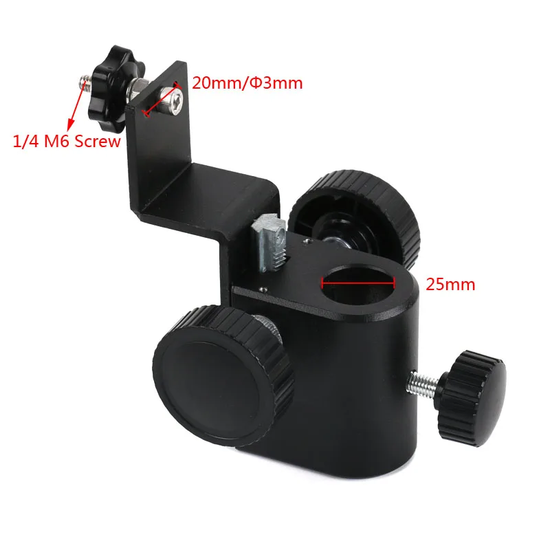 Adjustable Digital Microscope Stand Holder Installation Of 25mm Diameter Fixed Frame Articulated Arm Bracket For PCB Soldering