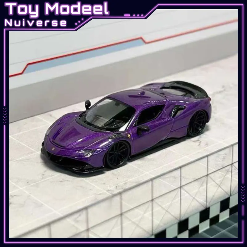 

FH Focal Horizon 1:64 Scale Diecast Alloy Car Model Novitec SF90 Hardtop Version Exquisite Premium Collectible Replica Perfe Gif