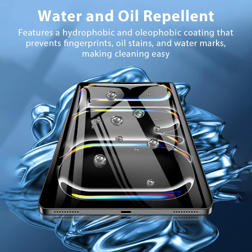 Hydrogel Film For iPad Pro 13 M4 12.9 Air 11 5 4 3 2 M3 M2 Screen Protector For Ipad A16 10 9 10th 9th Generation Mini 6 7 Film
