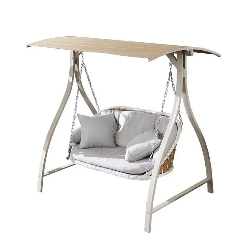 #Outdoor Swing Chair Hanging Baskets Deep Cushion Metal Stand Leisure Egg Chairs Hammocks Garden Swings