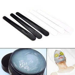 10Pcs Cosmetic Spatula Plastic DIY Facial Mask Mixing Spatulas Spoon Stick Plastic Makeup Tools White Black