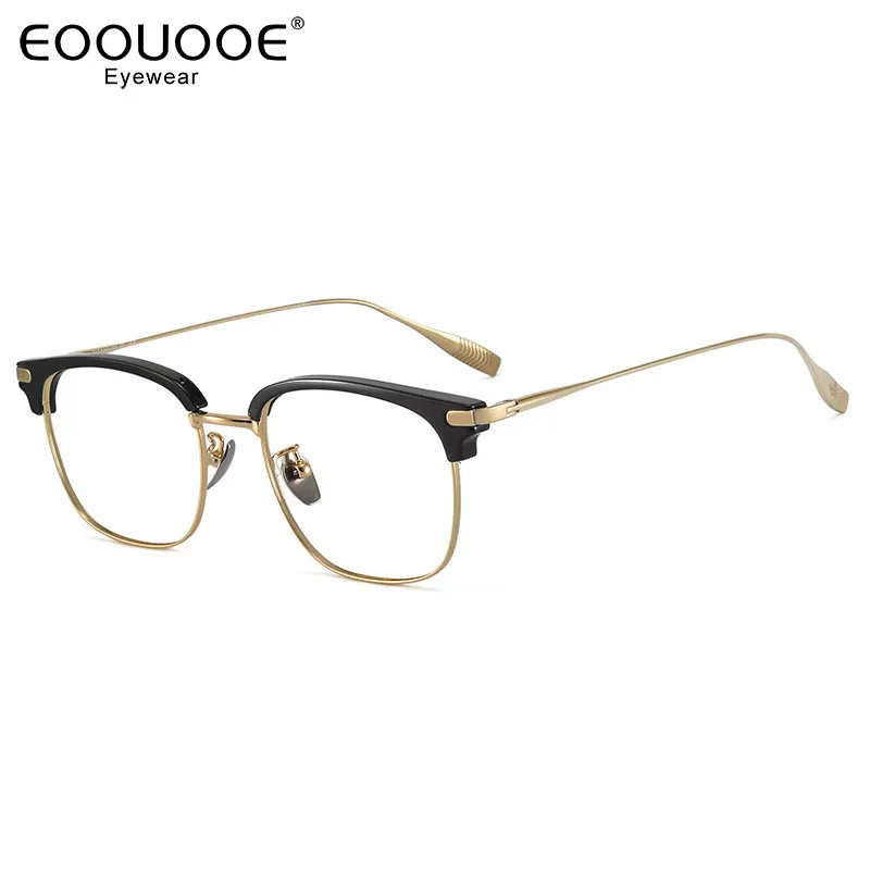 

Men's Glasses Titanium High Quality Optical Eyewear Prescription Glasses Myopia Hyperopia Reading Ultralight Eyebrow Glasses