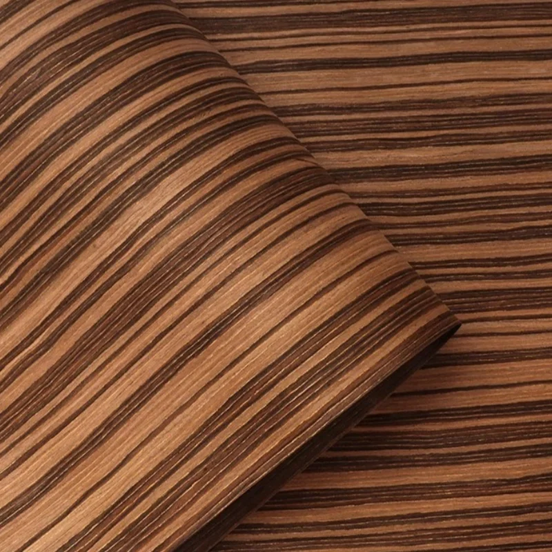 Folha de madeira folheada, madeira de ébano, alto-falante decorativo, mesa e cadeira, painel de parede para casa, superfície decorativa 58x250cm