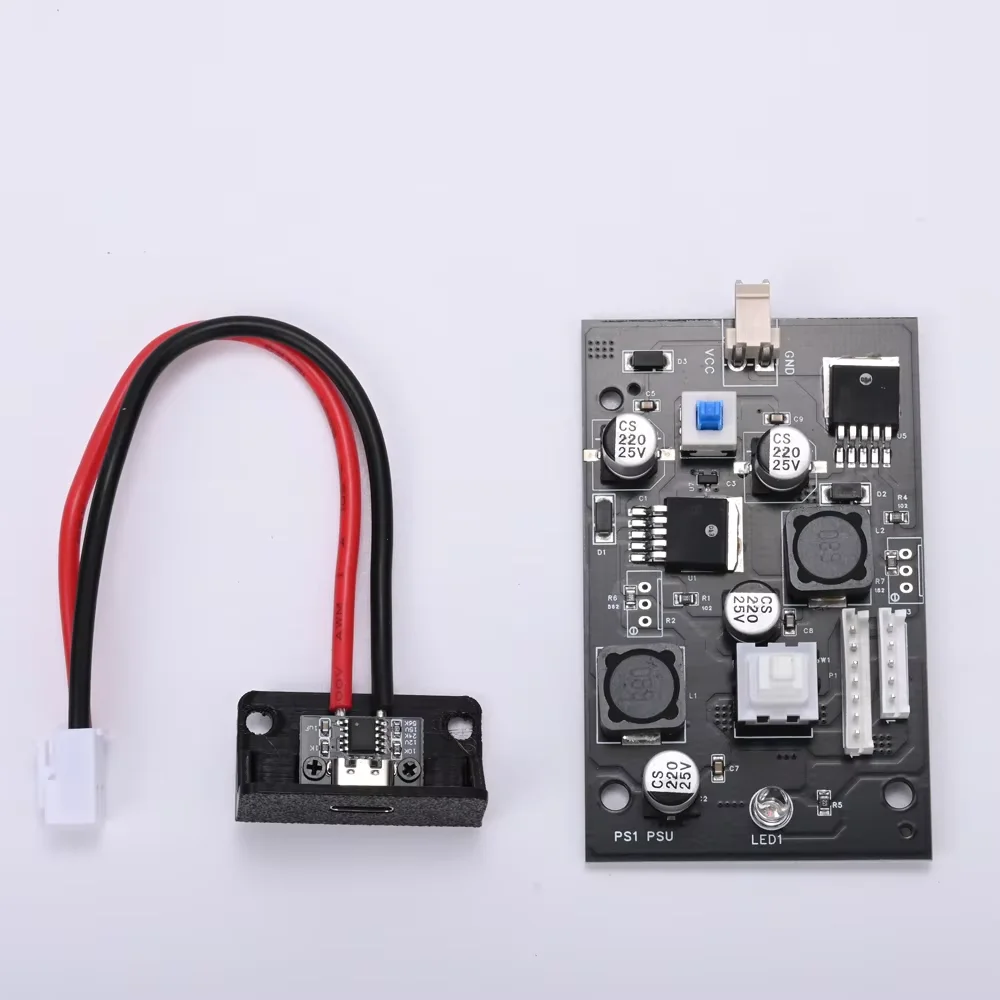 PS1PSU USB C 12V3A Netzteilplatine für Playstation 1 Fat Spielkonsole, Ersatz-Netzteil für PS1