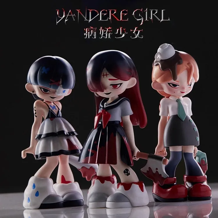 

Yandere Girl College Series Blind Box Toys Kawaii Anime Action Figure Surprise Mystery Box Dolls Girls Gift