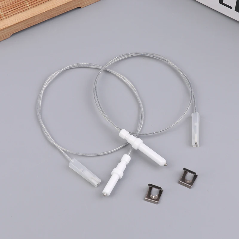 1Pc Gas Cooktop Stove Spare Igniter Electrode Spark Plug With Wire Ignition Ceramic Pin Ceramic Height 35mm 40mm For Gas Cooker