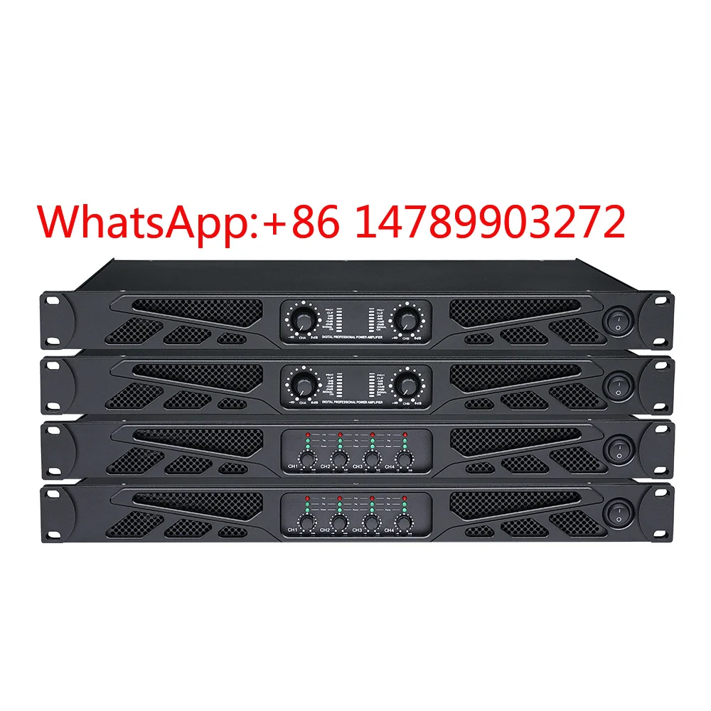 

Multi Model 1U Rackmount Class D Amplifier Sound Equipment For Rental Use