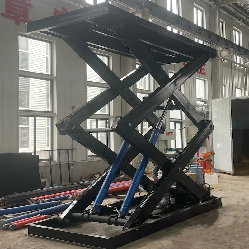 High Quality Electro-Hydraulic Fixed Scissor Cargo Lift Platform For Manufacturing Plants 5000kg Electric Platform Lift Table