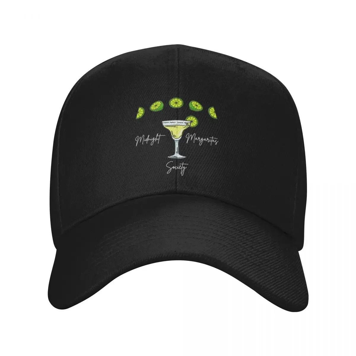 

Midnight Margaritas Society I Baseball Cap derby hat Brand Man cap fun hats Baseball Men Women's