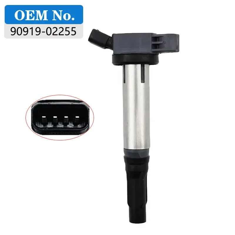 2-4PCS 90919-02255 Ignition Coil for Lexus ES350 lS350 RX350 RX450H Toyota Camry Avalon Highlander  Rav4 Sienna Venza 9091902255