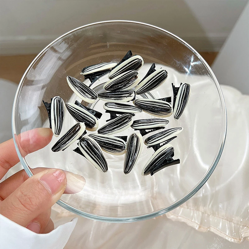 جديد محاكاة الغذاء الفاكهة دبابيس الشعر الإبداعية شخصية البطيخ البذور المشابك مقاطع الشعر مضحك الغذاء دبابيس الشعر