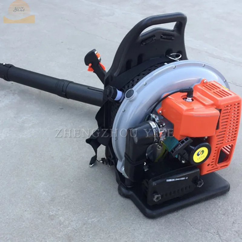 76 Cc Backpack Petrol Engine Snow Blower Road Cleaning Grass Leaf Blowing Hand Portable Gas Blow Fire Fighting Machine