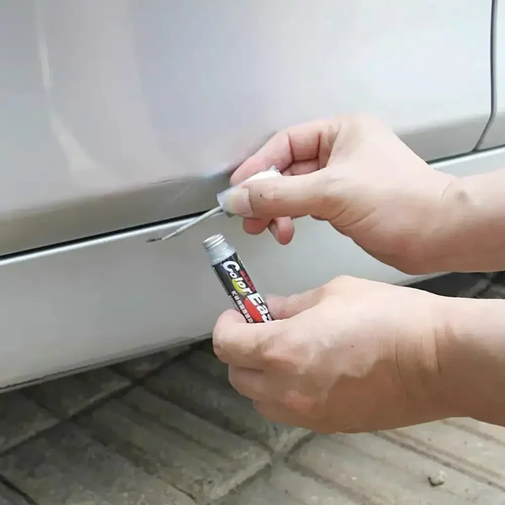 قلم رسم السيارة الخدوش إصلاح فرشاة قلم مقاوم للماء قلم رسم قلم تحديد إطار السيارة فقي الرعاية السيارات الحفاظ على أسود أبيض