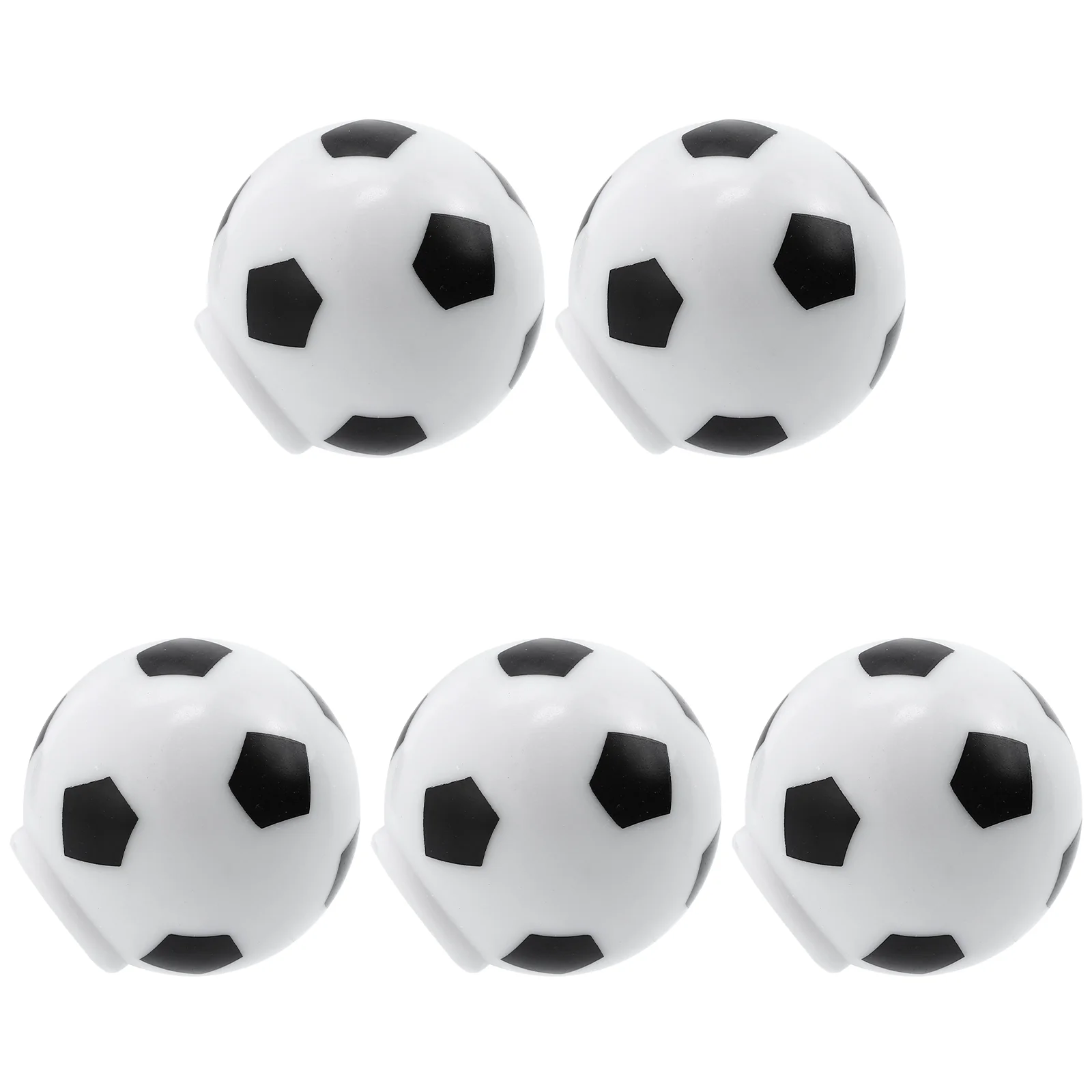 5 Pcs Football Handle Door Knob Drawer Pull Outdoor Cabinet Children's Room Abs