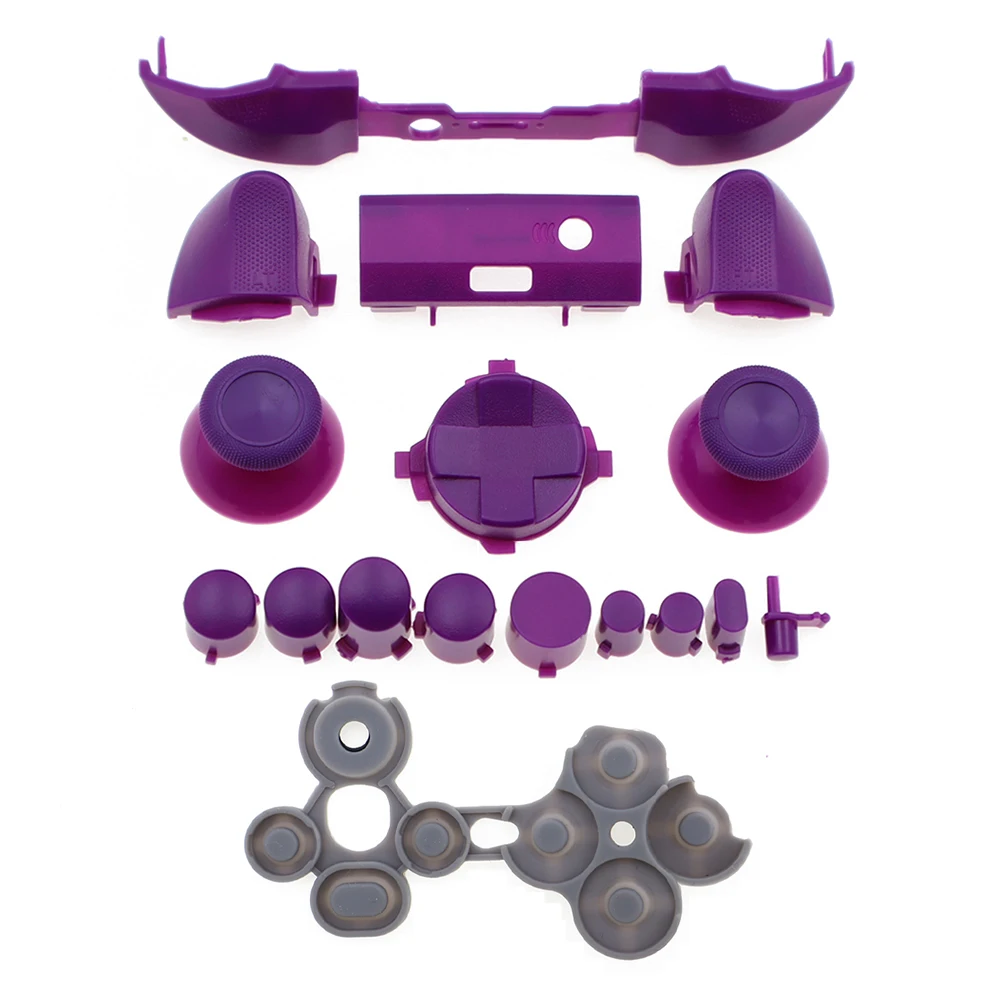 1 مجموعة ل Xbox سلسلة X S مجموعة أزرار التحكم L R LB RB الوفير الزناد أزرار طقم عصري وملحقات ألعاب مطاطية موصلة