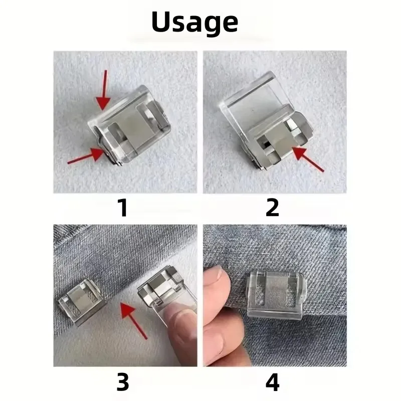 1-20Pcs Invisible Pants Clips No-stitch Pants Pin Retractable Button Loose Button for Waist for Jeans Perfect Fit Reduce Waist