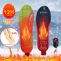 Winter Heated Insoles 3900mAh Electric Battery Heating Warm Shoes Inserts Free Cut Foot Warming Pads Thermal Heater Insoels