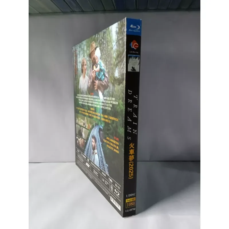 Blu-ray disc Train Dreams 2025 high definition movie collection for home theater entertainment system