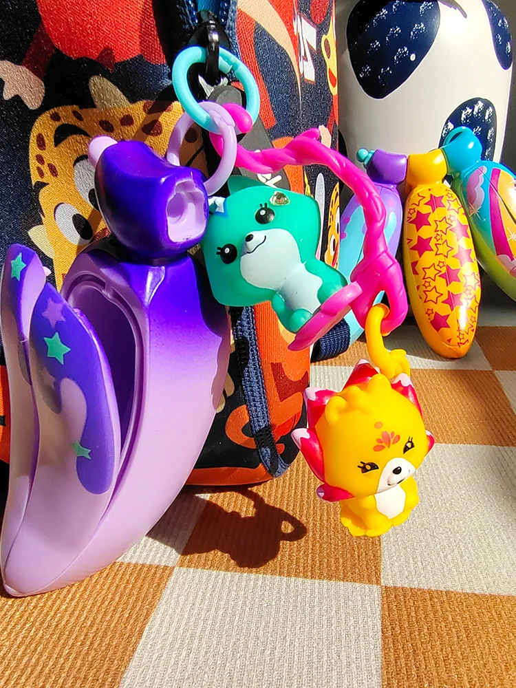 Genuine Surprise Banana Blind Box Animal Elves Banana Figures Toy Girl Fashion Doll Ring Pendant Model Collection  Girl Gifts view 5