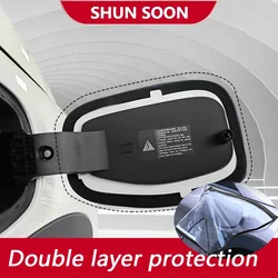 For BYD Dolphin Special 2023 2024 Charging Port Rubber Sealing Ring Sticker Accessories Car Charging Port Dust Plug Cover