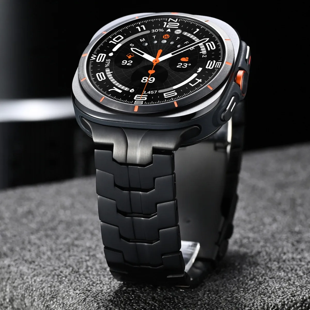 Stainless Steel Strap For Samsung Galaxy Watch Ultra 2025 Mens Metal Band Bracelet For Samsung Galaxy 47MM Ultra No Gaps Correa