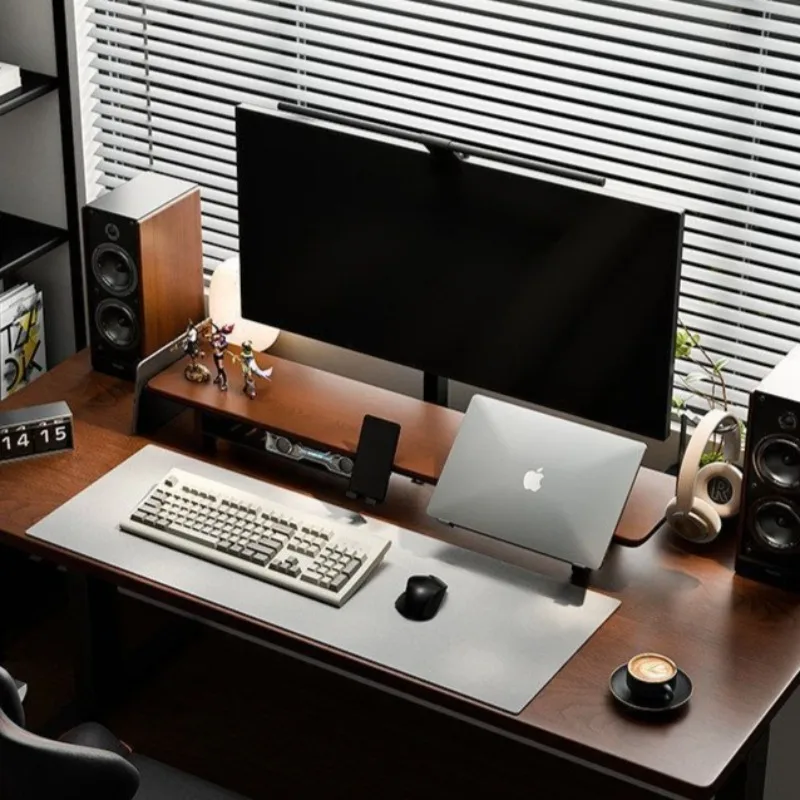 Wooden Monitor Riser Stand Modular Desktop Computer Organizer Holder Office Monitors Display Rack Monitors Storage Bracket