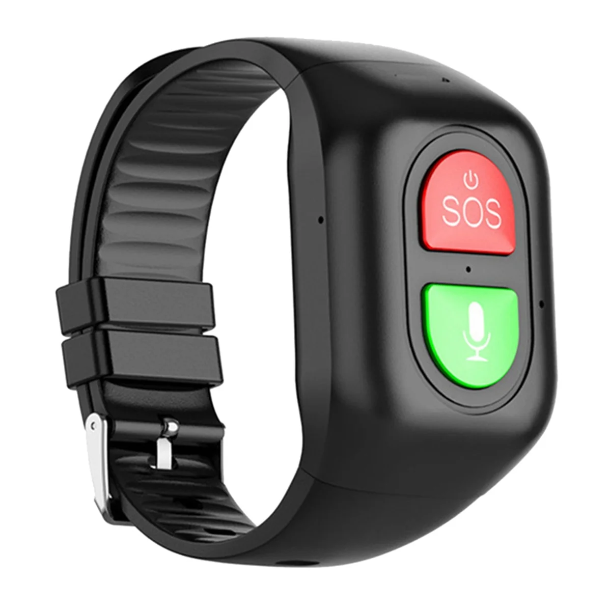 ABQR Elderly Smart Watch 4G SOS Anti-Wandering Tracker Sports Bracelet Heart Rate Blood Monitor Emergency Alarm GPS Tracking