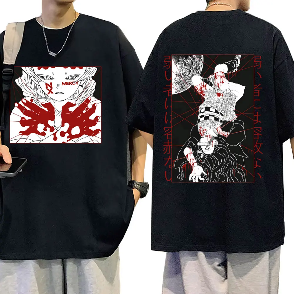 

Anime Demon Slayer Kamado Nezuko & Rui Graphic Tshirt Summer Men Women Fashion Casual T-shirts Tops Unisex Oversized Streetwear