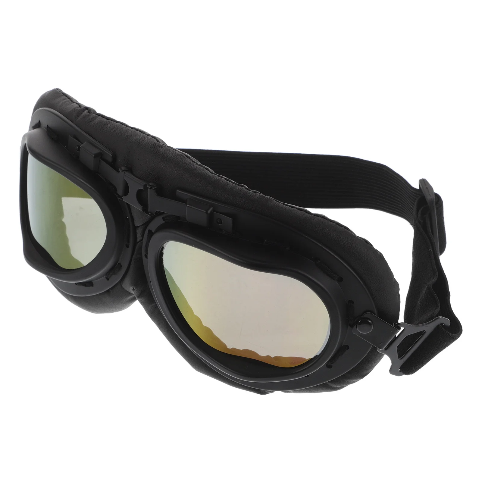 

Vintage Motorcycle Goggles Retro Style Durable Pc Windproof Riding Glasses for Men Women Cycling Night Outdoor