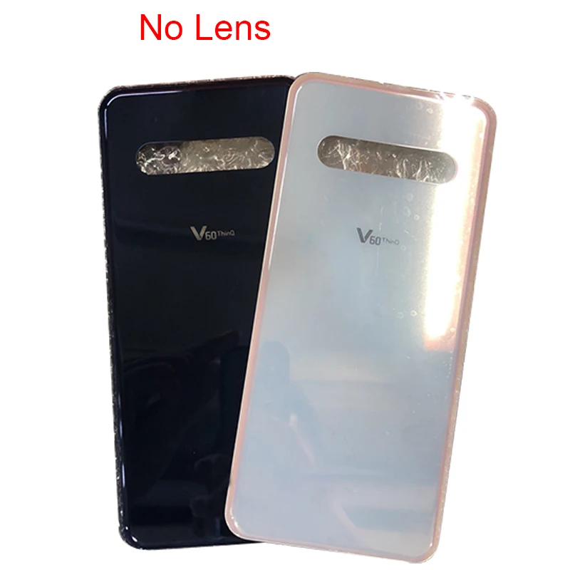 Capa traseira de vidro para lg v60 thinq, capa de celular para lg v60 thinq