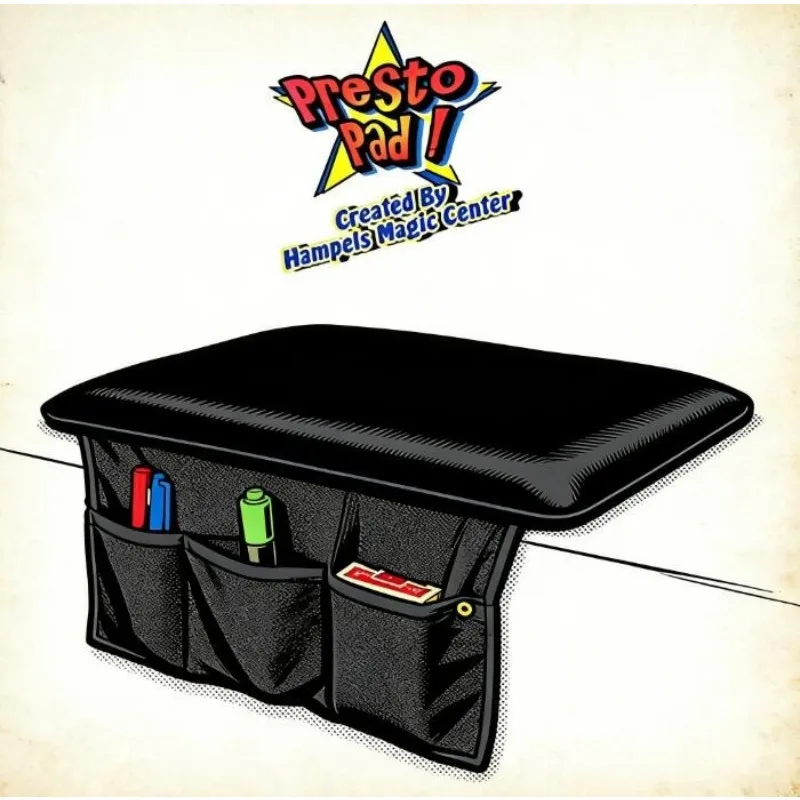 

Presto Pad (Close Up Style, Black,20*30cm) Close Up Mat Magic Tricks Gimmicks Magician Accessories Props Table Hopper Magia Fun