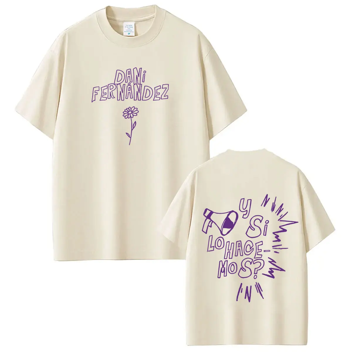 Y Si Lo Hace Mos Dani Fernandez Tour 2026 Print T-shit Men Women Hip-hop T-shit Loose Casual Cotton Aesthetic Trendy T-shirts