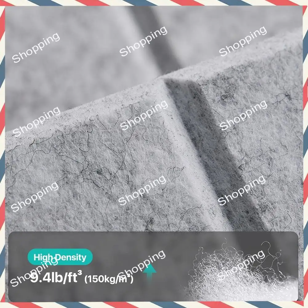 

A44M Sound Proof Foam Panels Acoustic Panels Self-Adhesive For Walls, Door, Ceiling, Home Office Silver Gray