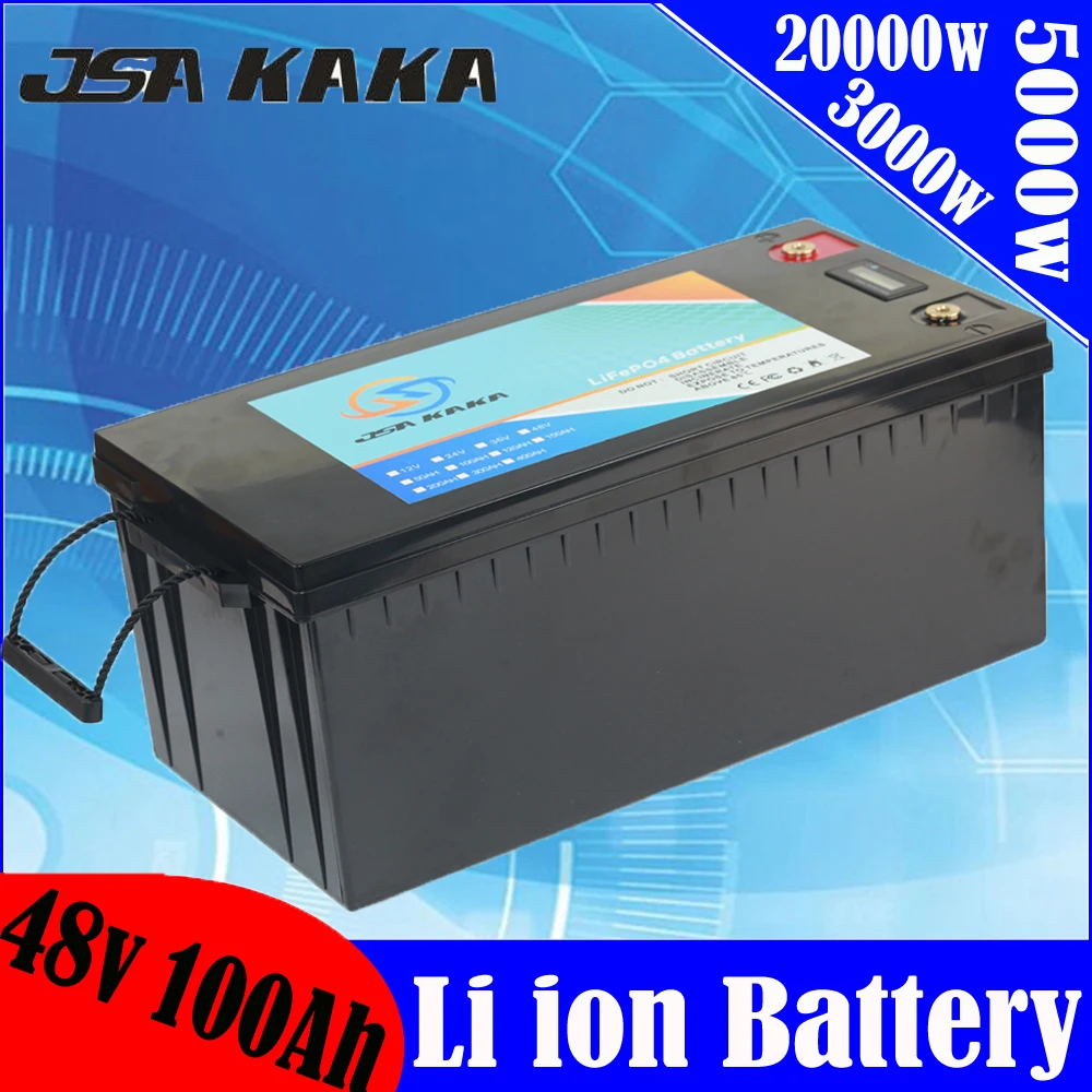 

48v battery 48v 100ah 150ah lithium ebike battery For 2000w 3000w 5000w electric bicycle motorcycle scooter solar energy storage