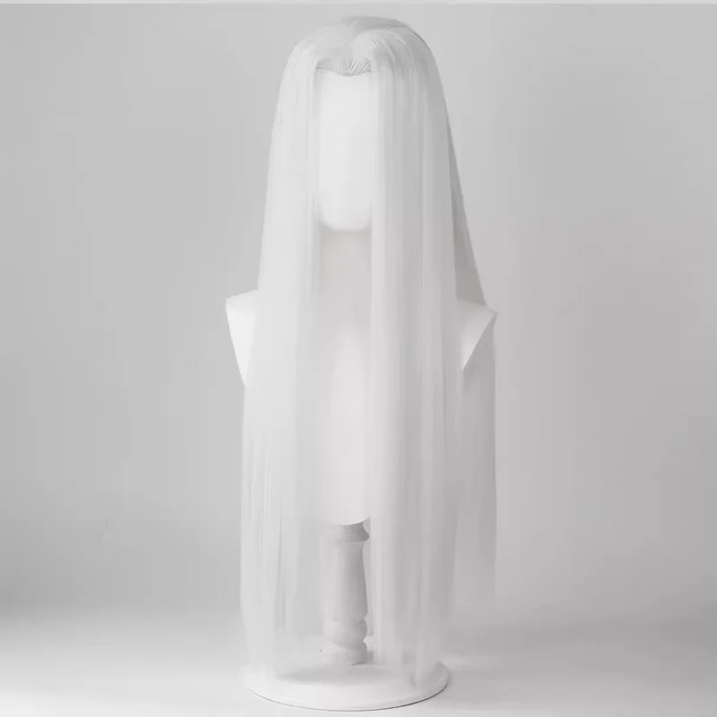 Final Fantasy7 FF7Sephiroth Remake Edition ModelcosplayWig Universal الجزء الأوسط شعر طويل مستقيم