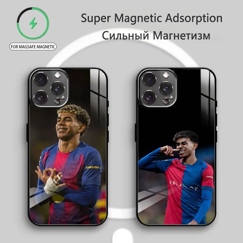 

L-Lamine Sport-19 Yamals Phone Case For iPhone17,16,15,14,13,12,11 Plus,Pro Max Magnetic For Magsafe Wireless Charging