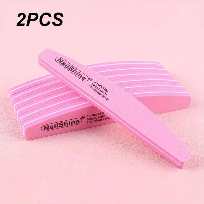 2/5/10PCS Professionele dubbelzijdig Nagelvijl Blok Kleurrijke Spons Nagellak Buffing Schuren Buffer Strip polijsten Pedicure