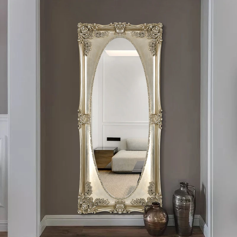 Quality Makeup Wedding Mirror Makeup Designer Nordic Long Luxury Bedroom Mirror Full Body Standing Espejo Room Decoration