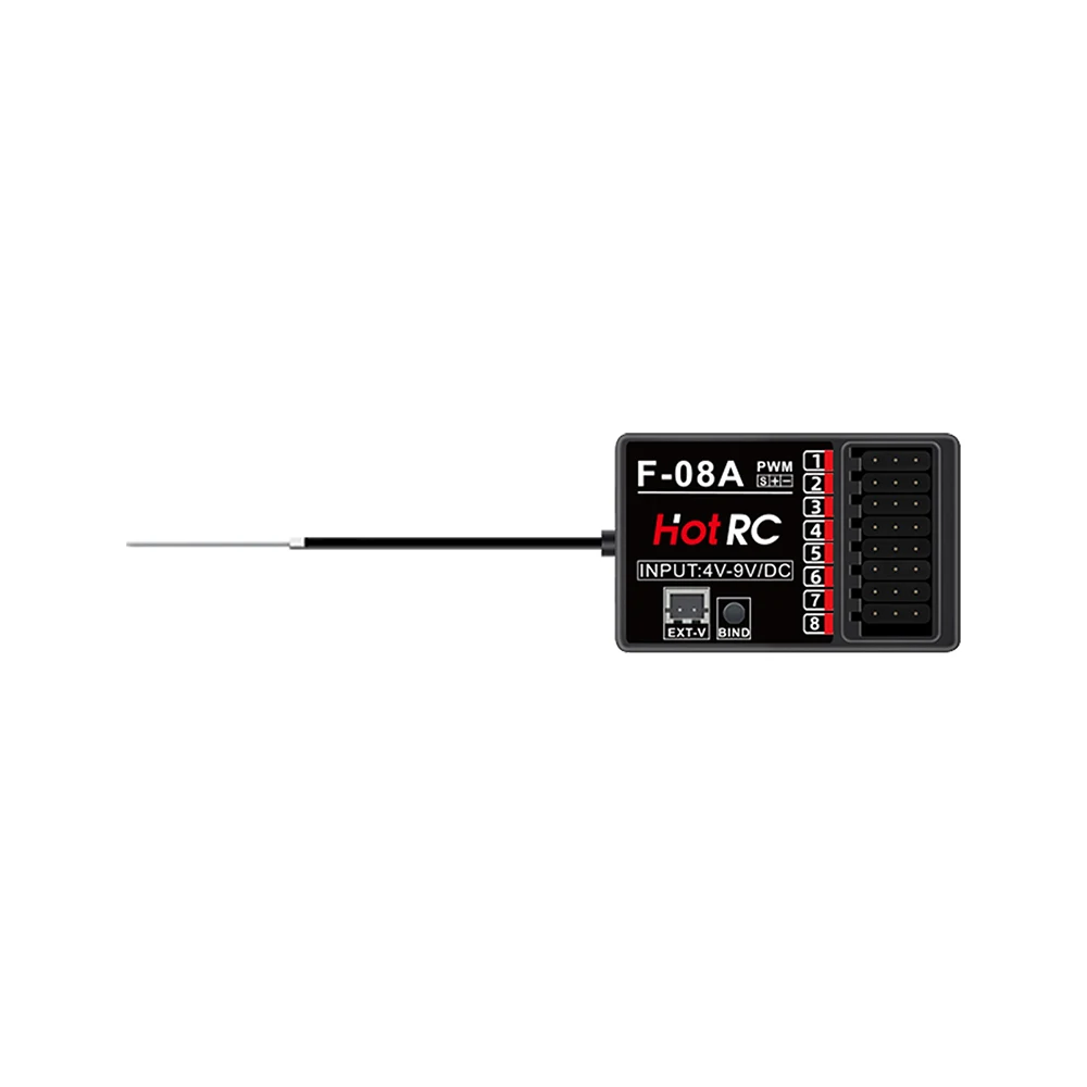 HotRC Transmitter CT-6A CT-8A DS600 6CH 8CH 2.4GHz Radio System Remote Controller