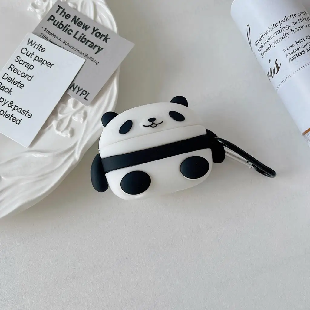 for airpods 2 cartoon case earphone case panda Bluetooth earphone protective case 3D cute silicone case for airpods pro 2 Case