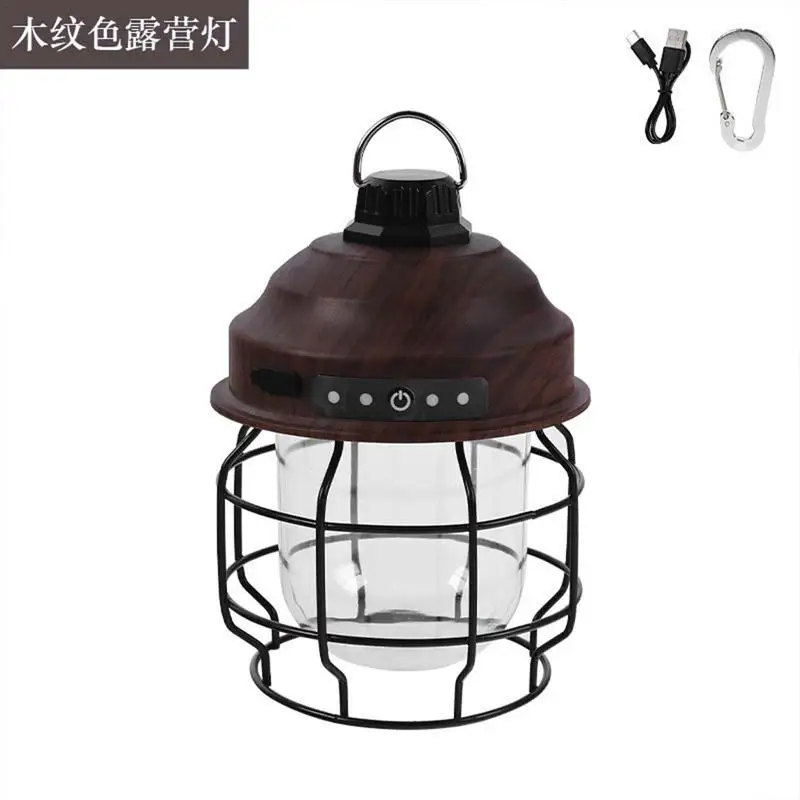 

Camping Light For Tent IPX4 Waterproof Rechargeable Lamp Outdoor 3600 MAh Battery 130-180 Lumens Brightness Lamp With Hook