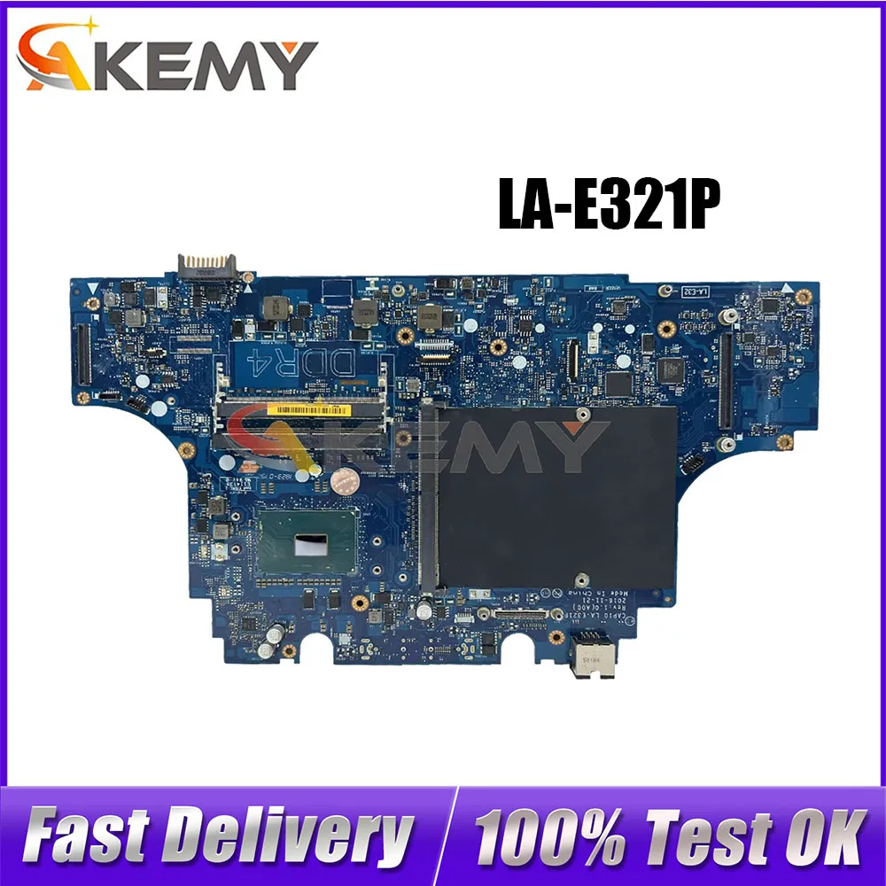 

Материнская плата для ноутбука DELL LA-E321P Precision Precision 7720 LA-E321P 0RFCWJ 09GHRT RFCWJ CPU i3 i5 i7 100% тестирование
